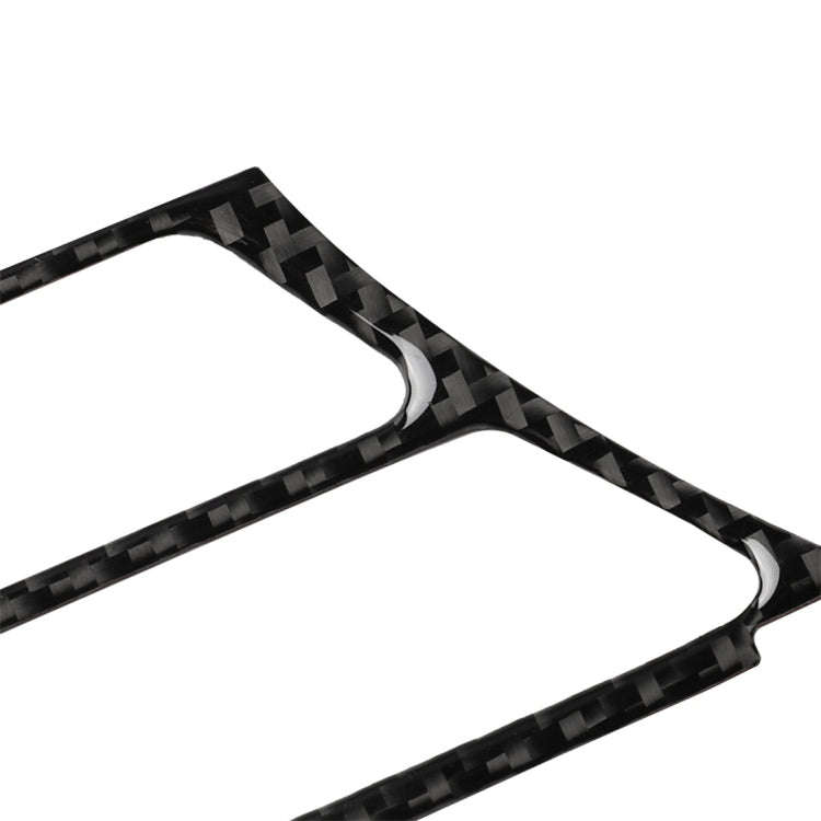 4 PCS Carbon Fiber Car Central Control Instrument Outlet Decorative Sticker for Tesla Model X, Su...