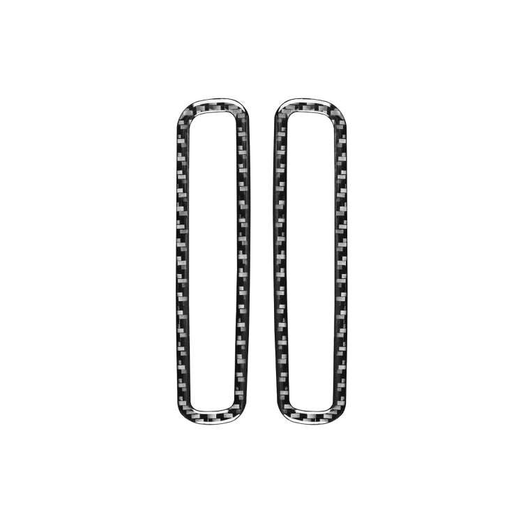 2 PCS / Set Carbon Fiber Car A-pillar Air Outlet Frame Decorative Sticker for Volkswagen Scirocco...
