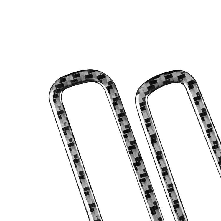 2 PCS / Set Carbon Fiber Car A-pillar Air Outlet Frame Decorative Sticker for Volkswagen Scirocco...