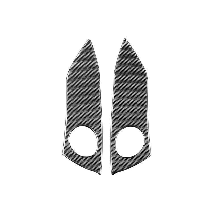 Carbon Fiber Car Warning Light Switch Panel Decorative Sticker for Toyota Old RAV4 2006-2013,Left...