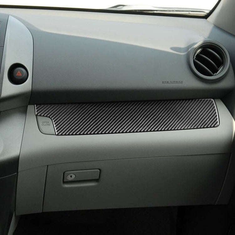 Carbon Fiber Car Co-pilot Control Panel Decorative Sticker for Toyota Old RAV4 2006-2013,Left Drive