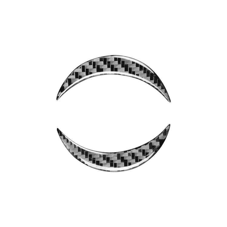 Carbon Fiber Car Steering Wheel Label Decorative Sticker for Toyota Old RAV4 2006-2013,Left and R...