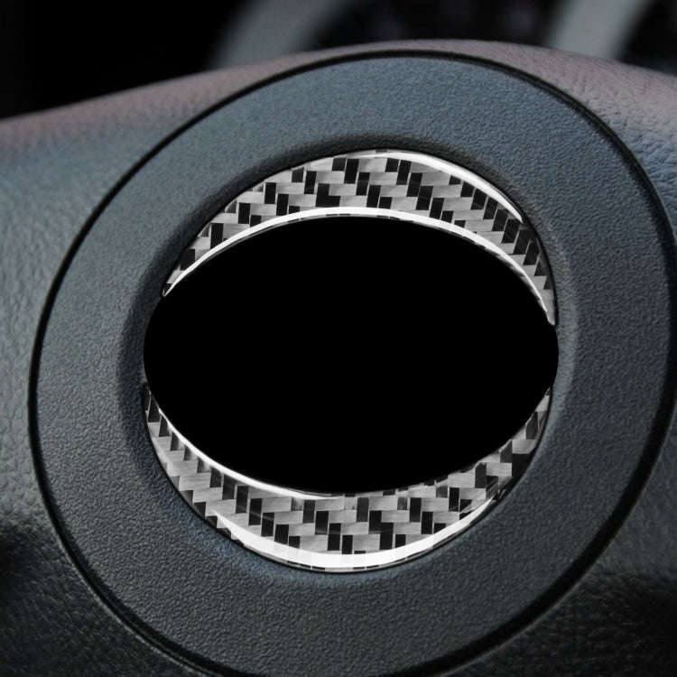 Carbon Fiber Car Steering Wheel Label Decorative Sticker for Toyota Old RAV4 2006-2013,Left and R...
