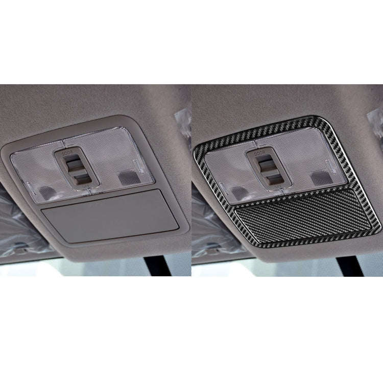 Carbon Fiber Car Front Reading Light Panel Decorative Sticker for Toyota Old RAV4 2006-2013,Left ...