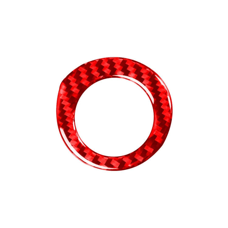 Carbon Fiber Car Ignition Key Ring Decorative Sticker for Toyota Corolla 2014-2018,Left and Right...