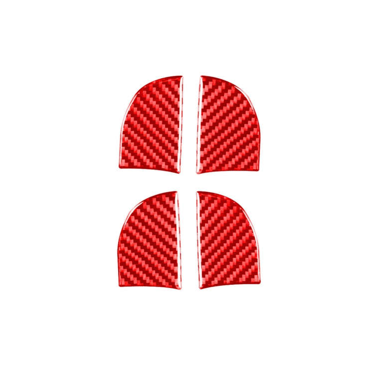 4 PCS / Set Carbon Fiber Car Inner Door Bowl Decorative Sticker for Toyota Corolla 2014-2018,Left...