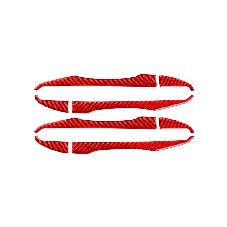 8 PCS / Set Carbon Fiber Car Outer Handle Decorative Sticker for Toyota Corolla 2014-2018,Left an...