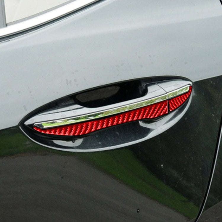 8 PCS / Set Carbon Fiber Car Outer Handle Decorative Sticker for Toyota Corolla 2014-2018,Left an...