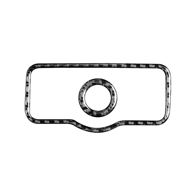 2 PCS / Set Carbon Fiber Car Headlight Switch Decorative Sticker for Mercedes-Benz B-Class 2019 /...