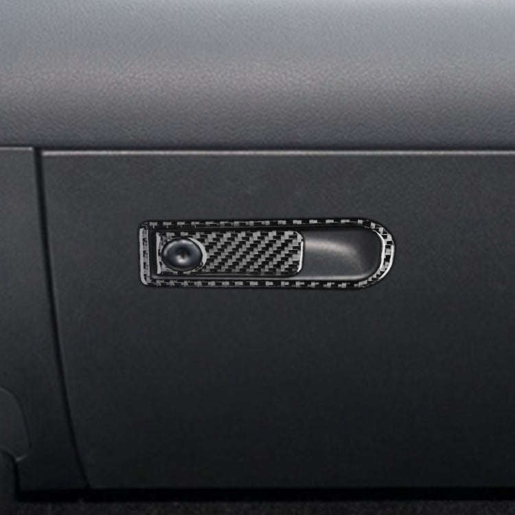 2 PCS / Set Carbon Fiber Car Glove Box Switch Decorative Sticker for Mercedes-Benz B-Class 2019 /...