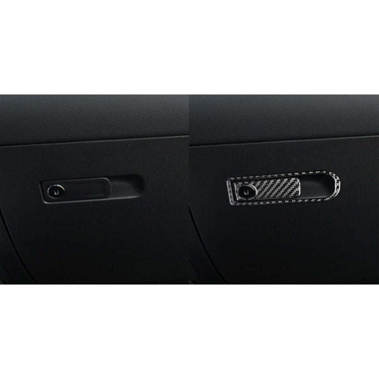 2 PCS / Set Carbon Fiber Car Glove Box Switch Decorative Sticker for Mercedes-Benz B-Class 2019 /...