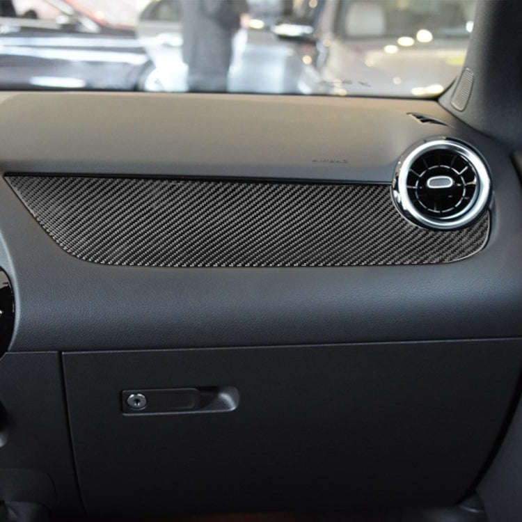 Carbon Fiber Car Co-pilot Control Panel Decorative Sticker for Mercedes-Benz B-Class 2019 / GLB 2...