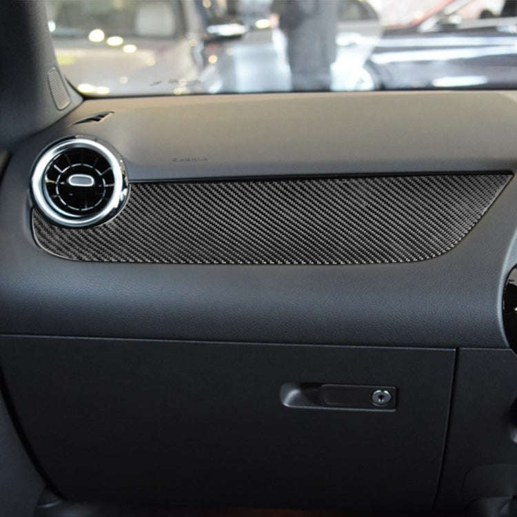 Carbon Fiber Car Co-pilot Control Panel Decorative Sticker for Mercedes-Benz B-Class 2019 / GLB 2...