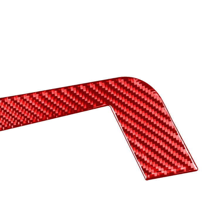 2 PCS / Set Carbon Fiber Car Central Control Gear Side Trim Decorative Sticker for Toyota Tundra ...
