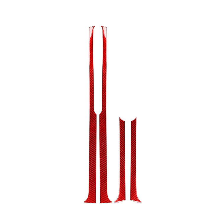 4 PCS / Set Carbon Fiber Car Door Panel Decorative Sticker for Toyota Tundra 2014-2018,Left and R...