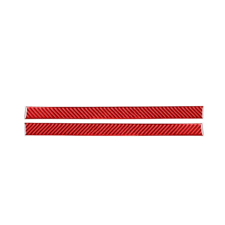 2 PCS / Set Carbon Fiber Car Rearview Mirror Anti Chafing Strip Decorative Sticker for Toyota Tun...