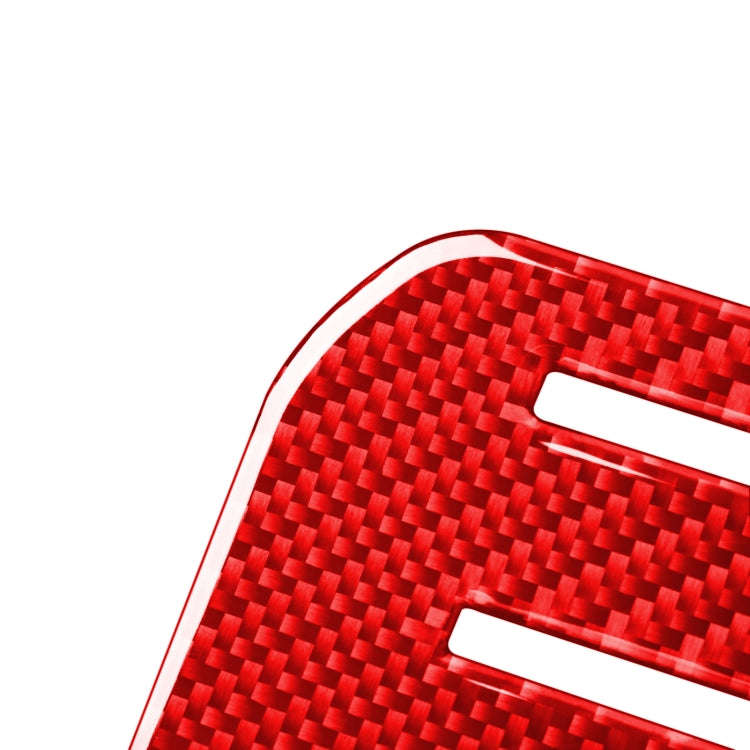 2 PCS / Set Carbon Fiber Car Central Control Storage Box Slot Mat Decorative Sticker for Toyota T...