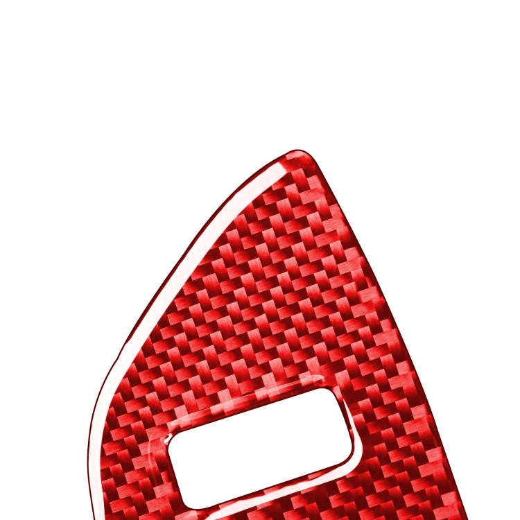 4 PCS / Set Carbon Fiber Car Glass Lift Switch Ring Decorative Sticker for Toyota Tundra 2014-201...