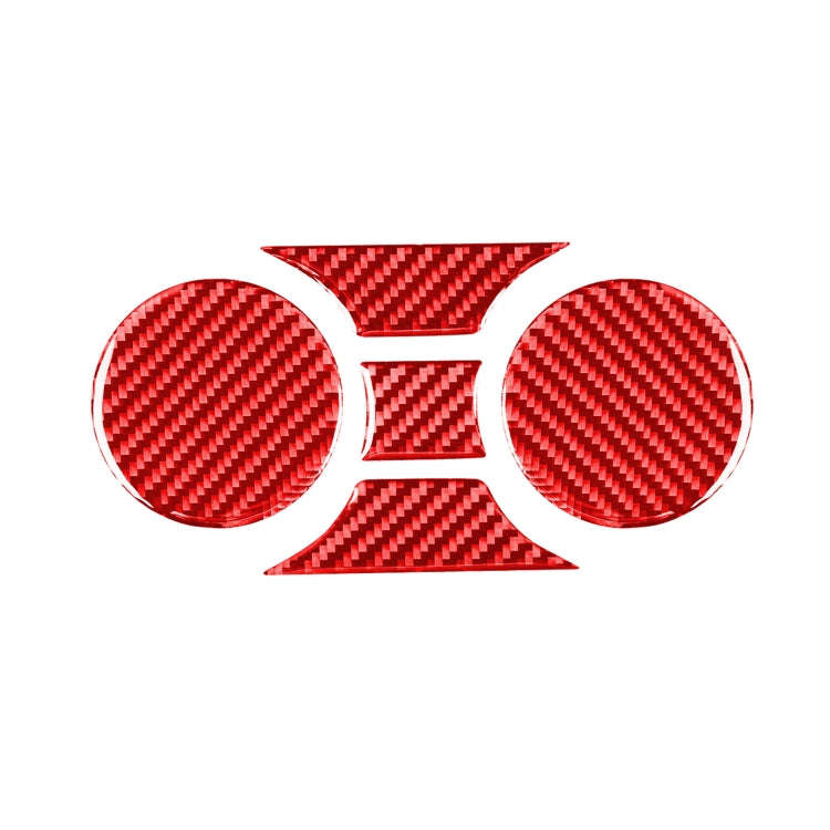 Carbon Fiber Car Central Control Cup Holder Panel Decorative Sticker for Toyota Tundra 2014-2018,...