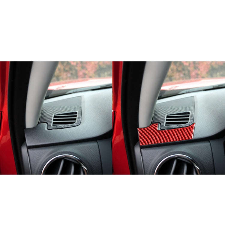 2 PCS / Set Carbon Fiber Car Dashboard Air Outlet Decorative Sticker for Toyota Tundra 2014-2018,...