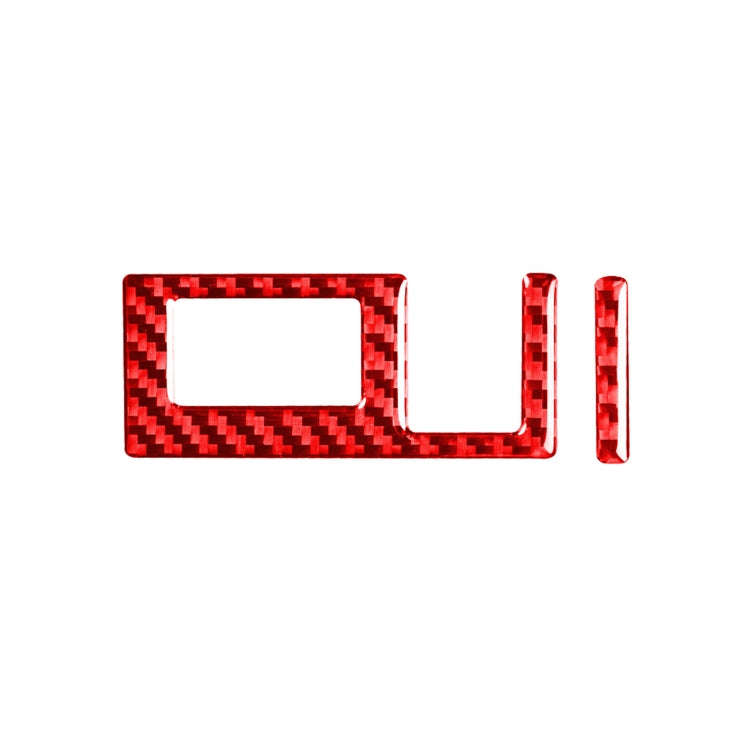 2 PCS / Set Carbon Fiber Car Headlight Switch Ring Decorative Sticker for Toyota Tundra 2014-2018...