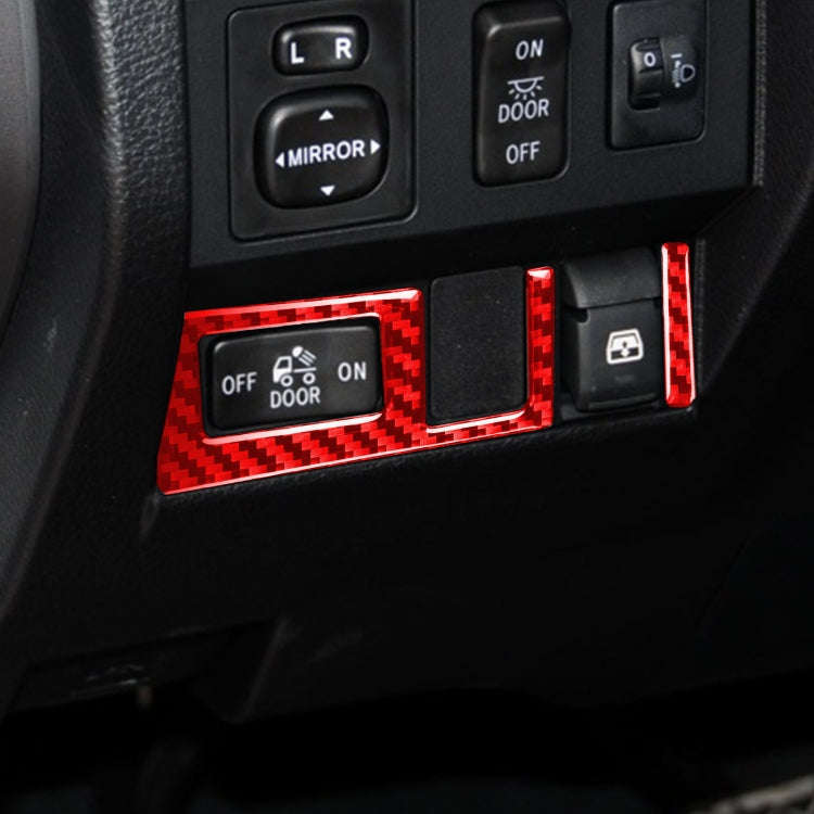2 PCS / Set Carbon Fiber Car Headlight Switch Ring Decorative Sticker for Toyota Tundra 2014-2018...