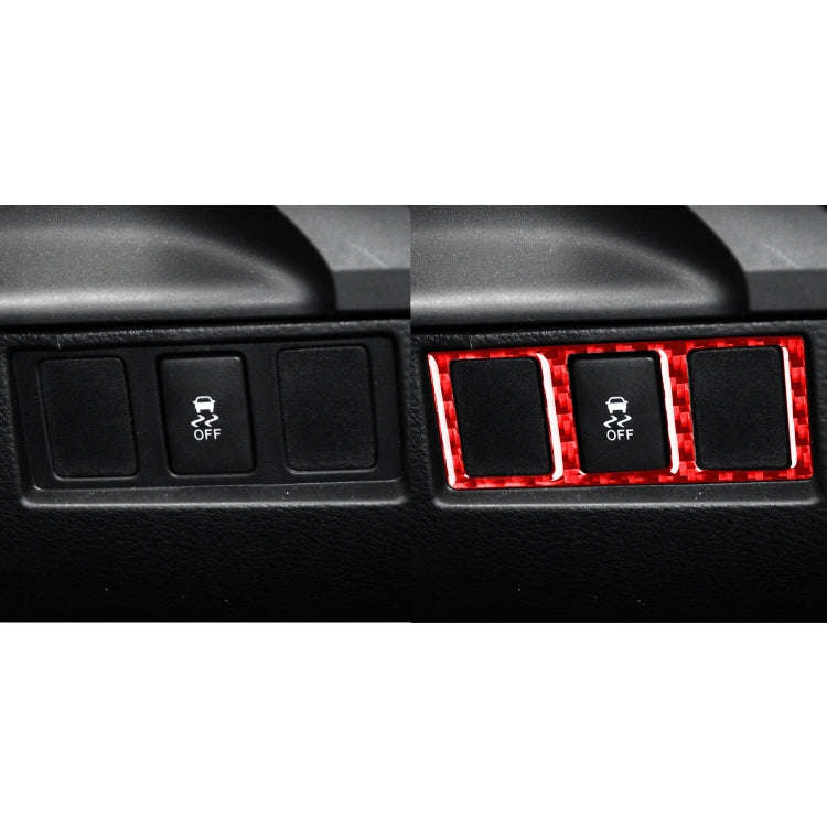 Carbon Fiber Car Mode Switch Decorative Sticker for Toyota Tundra 2014-2018,Left and Right Drive ...