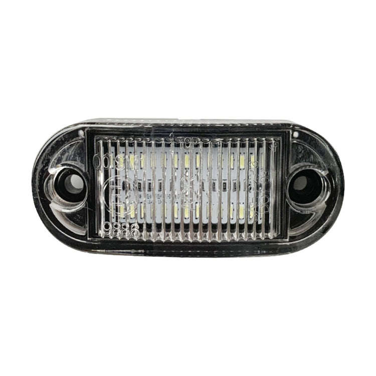 10 PCS MK-019 Car / Truck 6LEDs Side Marker Indicator Lights Bulb Lamp (White Light)