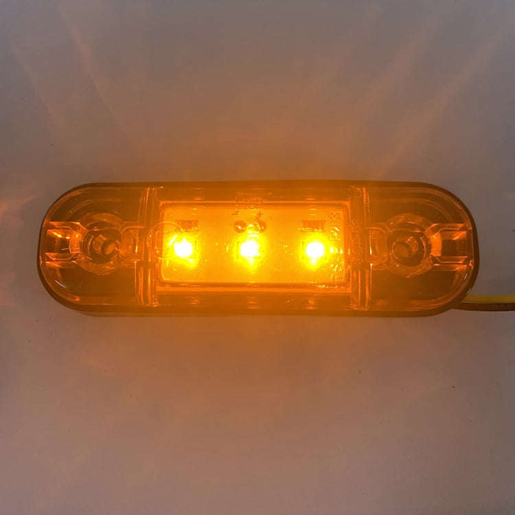 5 PCS MK-327 Car / Truck 3LEDs Side Marker Indicator Light Tail Light (Yellow Light)