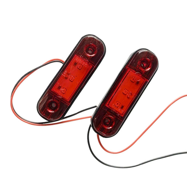 5 PCS MK-327 Car / Truck 3LEDs Side Marker Indicator Light Tail Light (Yellow Light)