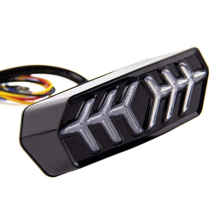 2 PCS KC670 Motorcycle Integrated Flashing Turn Signal Brake Tail Light for Honda MSX125 CBR650F ...