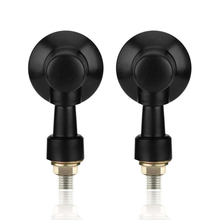 2 PCS PE-ZS101 Motorcycle Turn Signal Light (Black)