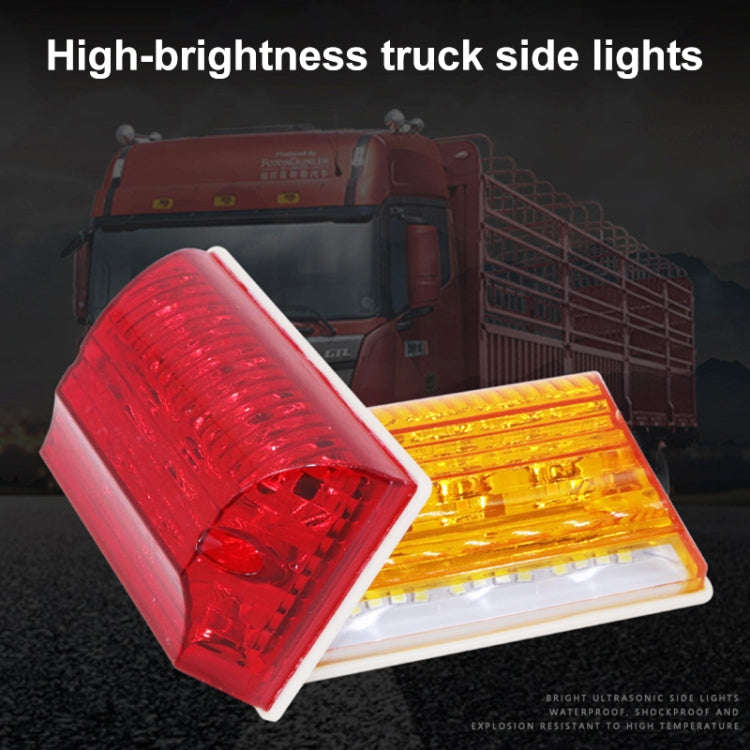 4 PCS ZS-6001 DC24V Car / Truck Side Marker Indicator Lights Bulb Lamp (White Light)