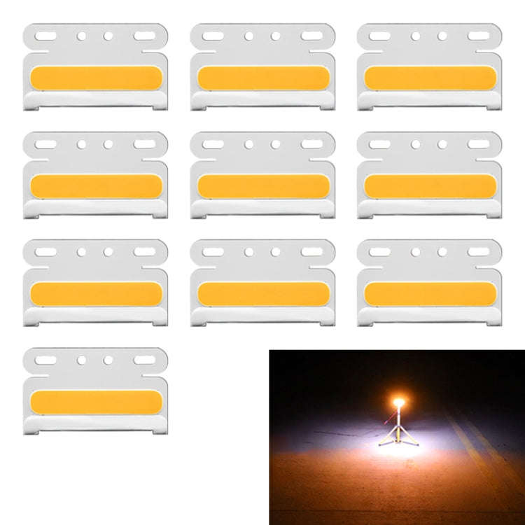 10 PCS ZS-7009 DC24V Waterproof Car / Truck Side Marker Indicator Lights Bulb Lamp(Yellow Light)