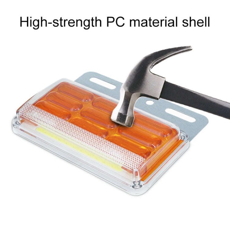 4 PCS ZS-9001 DC24V 9D Waterproof Car / Truck Side Marker Indicator Lights Bulb Lamp (Yellow Light)