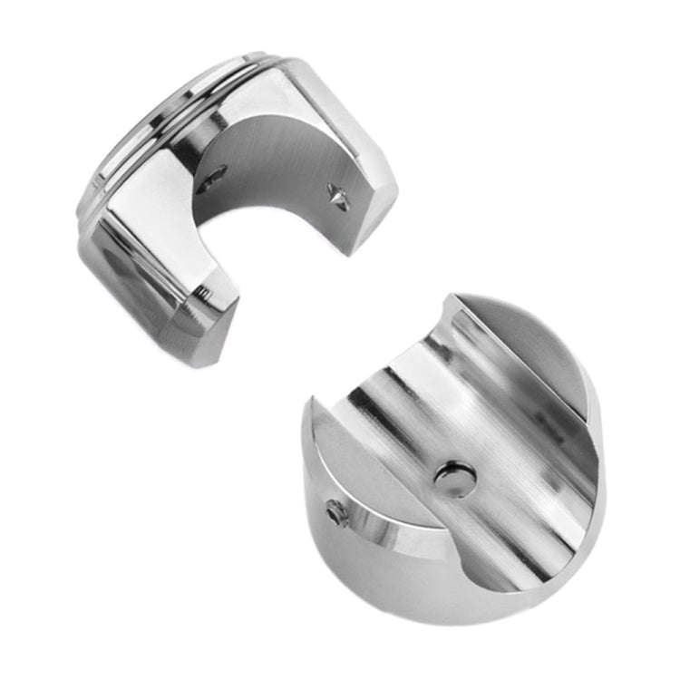 2 PCS Motorcycle 22-25mm Handlebar Thermometer (White)