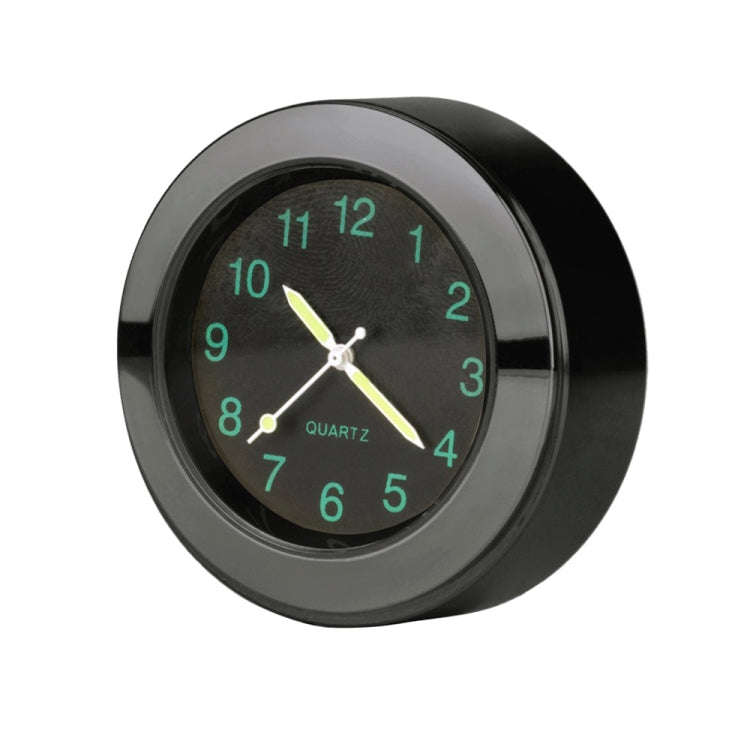 Motorcycle 22-25mm Handlebar Clock Quartz Watch with Lock (Black)