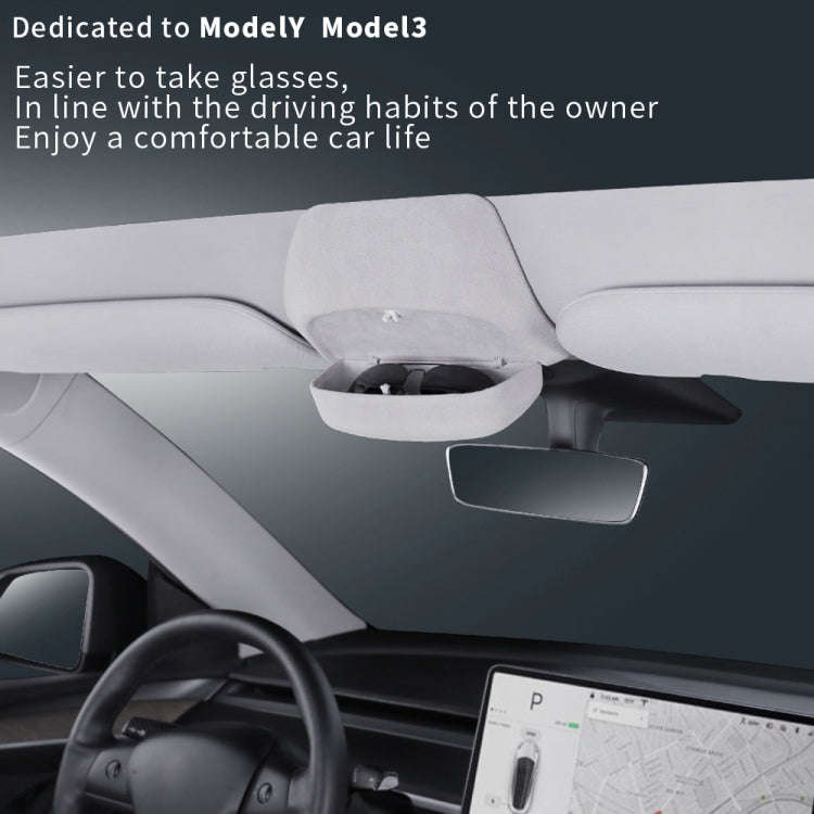Car Ordinary Version Sunglasses Storage Box for Tesla Model Y