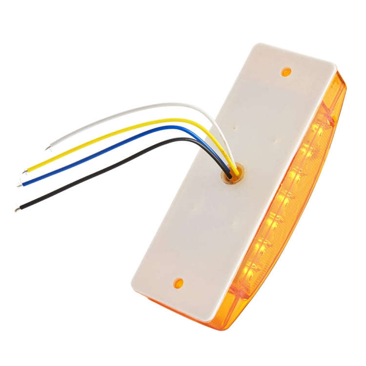 MK-142 DC12V-24V 21LEDs Car Tail Light Running Water Flashing Edge Light (Yellow Light)