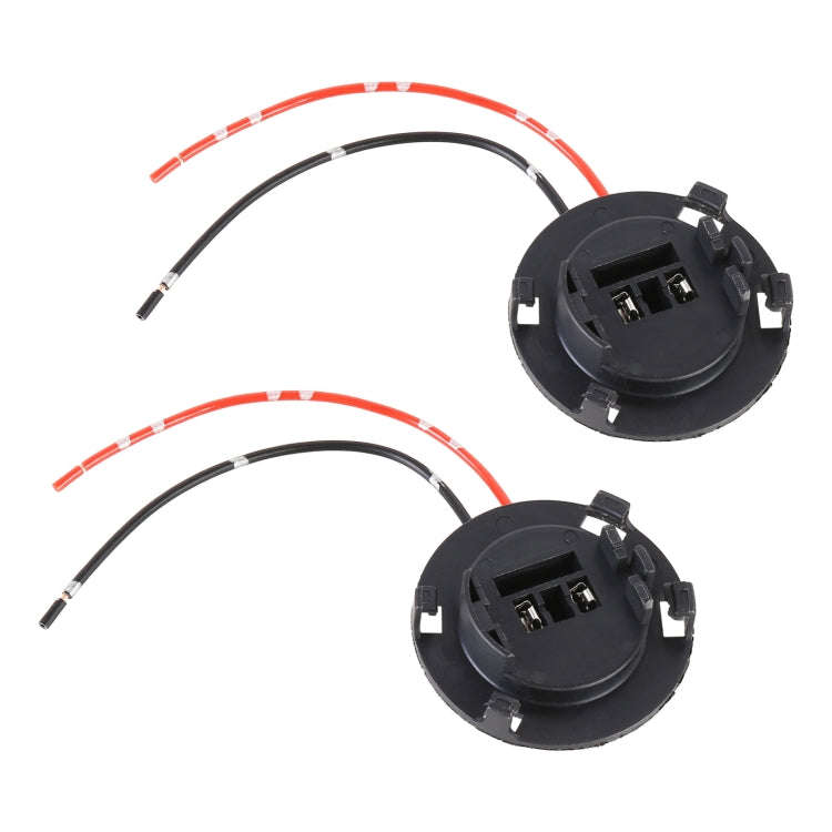 1 Pair TK-306 H7 Halogen Lamp Socket Car Bulb Holder Base with Cable for Hyundai Tucson 2017 / Ki...