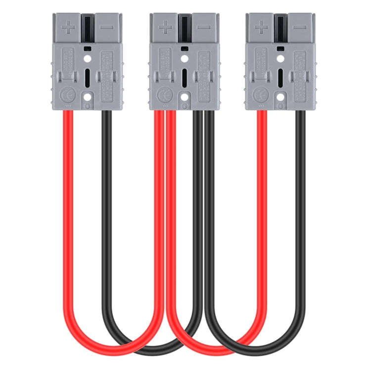 50A 600V Battery Charger Battery Quick Disconnect Plug Trailer Winch Connector with 1FT Cable (1 ...