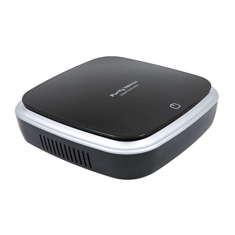Car Solar Energy Negative Ion Smart USB Air Purifier (Black)