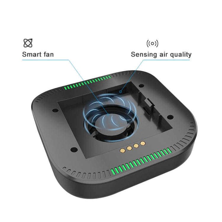 XJ-008 Car Negative Ion USB Air Purifier, Smart Version (Black)