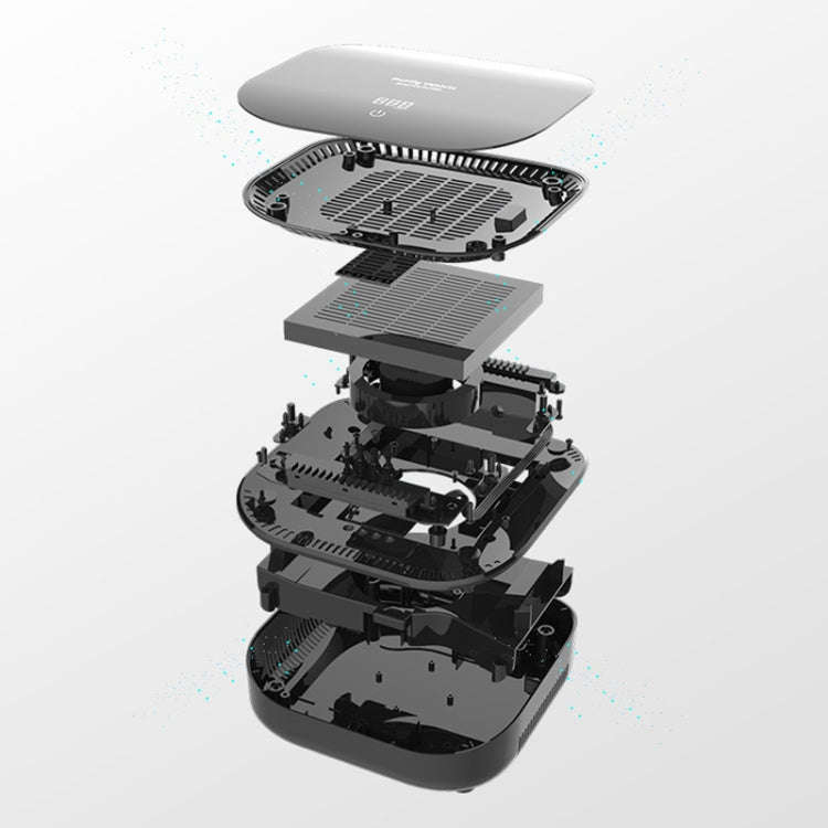 XJ-008 Car Negative Ion USB Air Purifier, Smart Version (Black)