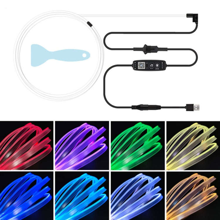 G101U 3m USB Car Colorful RGB Foot LED Atmosphere Light