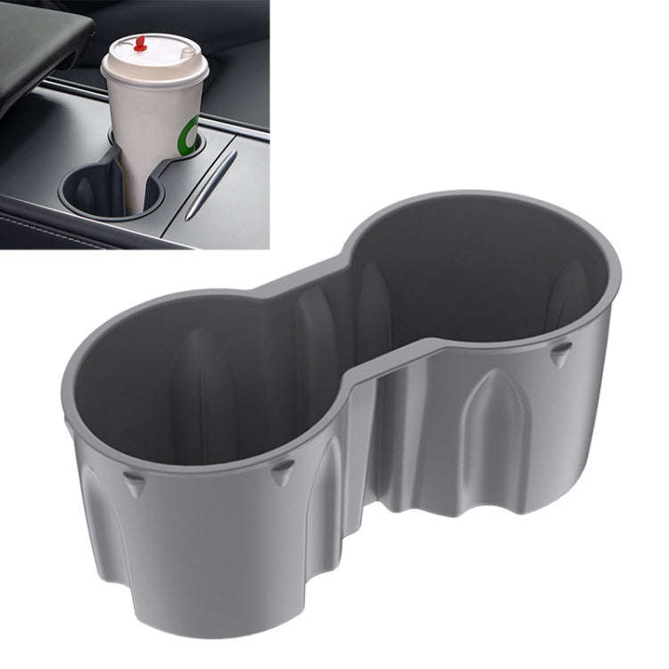 SHUNWEI SD-1054 Car Water Cup Holder for Tesla Model 3 / Y 2021-2022(Grey)