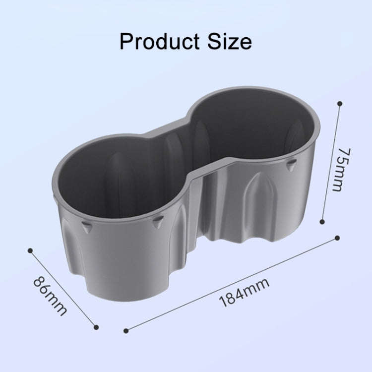 SHUNWEI SD-1054 Car Water Cup Holder for Tesla Model 3 / Y 2021-2022(Black)