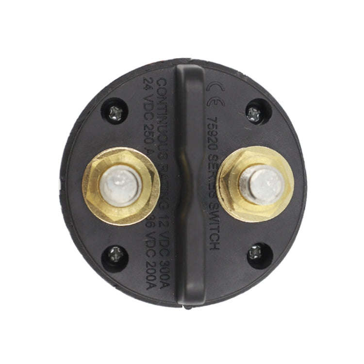 12V 300A Car Selector Isolator Disconnect Rotary Switch Cut (Yellow)