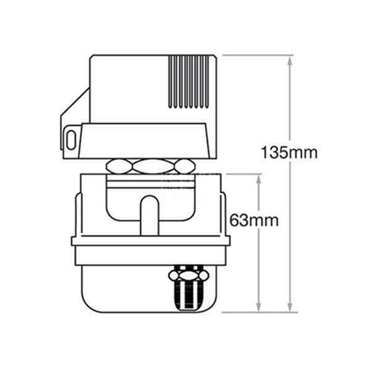 12V 300A Car Selector Isolator Disconnect Rotary Switch Cut (Red)