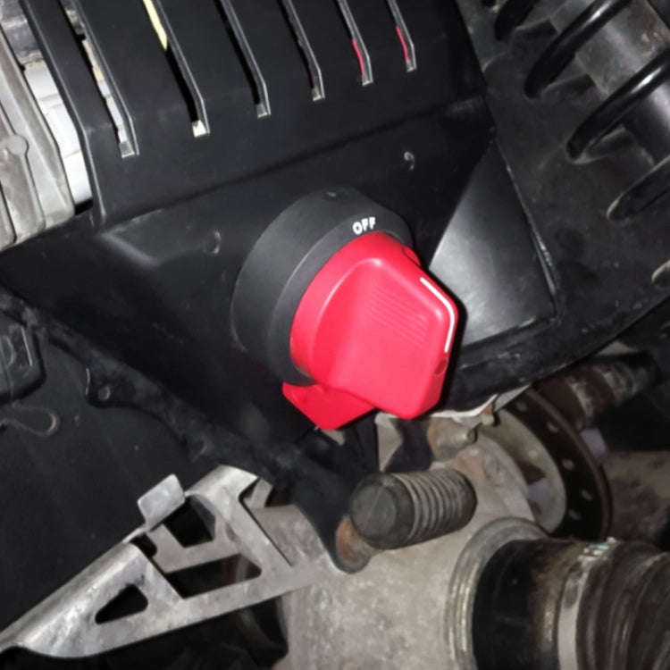 12V 300A Car Selector Isolator Disconnect Rotary Switch Cut (Red)